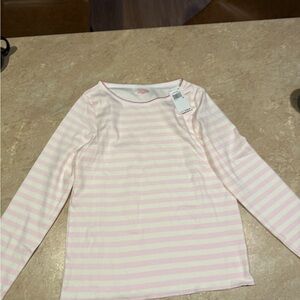 Cozyland Pink Striped Pajama Top